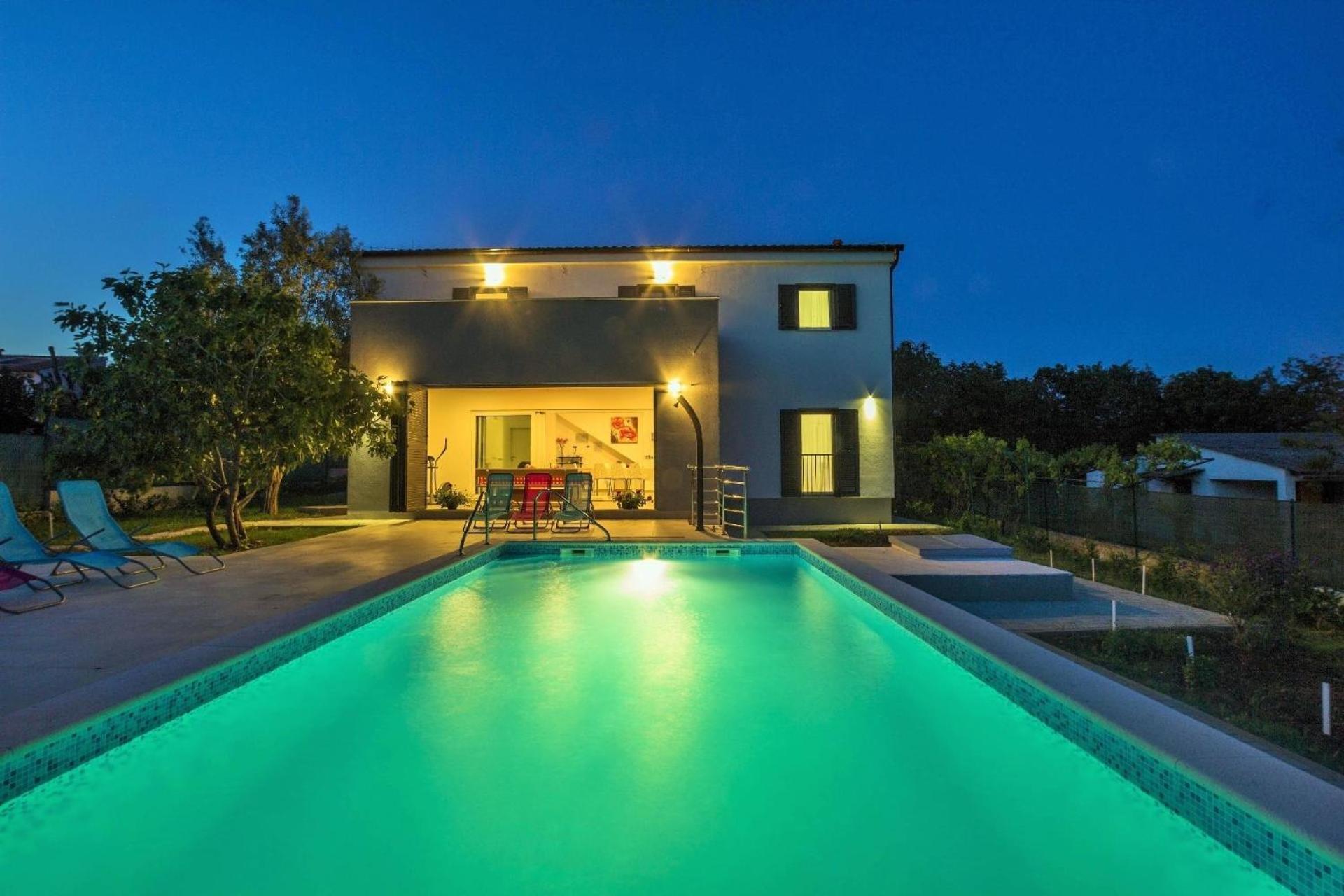 Ferienhaus Mit Privatpool Fuer 8 Personen Ca 200 Qm In Medulin, Istrien Suedkueste Von Istrien Exterior foto